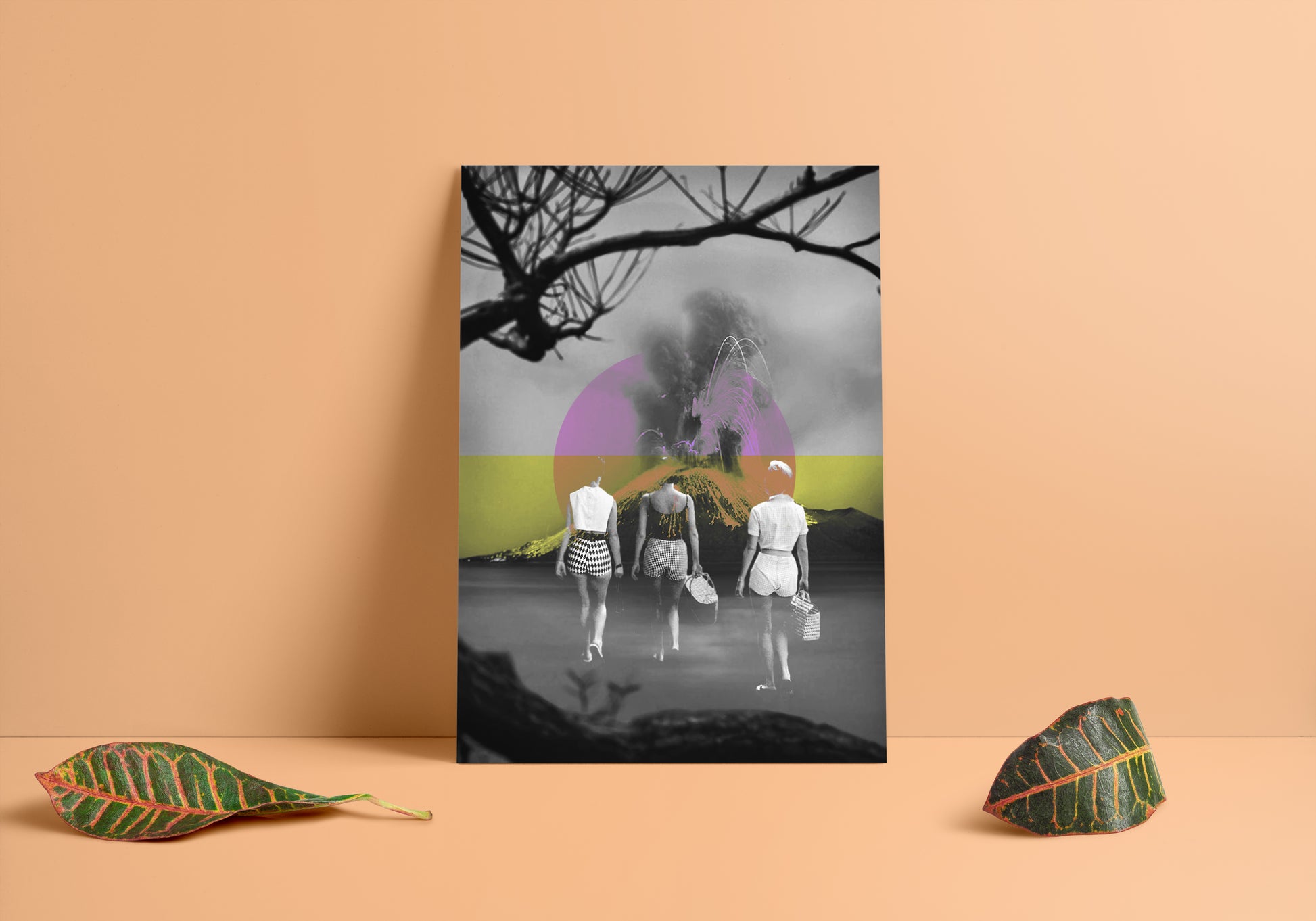 Collage numérique, titre girls , IMPRESSION papier fine art Tililitart